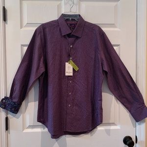 Brand New Robert Graham Button Down Dress Shirt